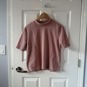 Pink turle neck shirt